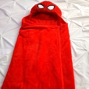 Spiderman Kids Hooded Towel Wrap